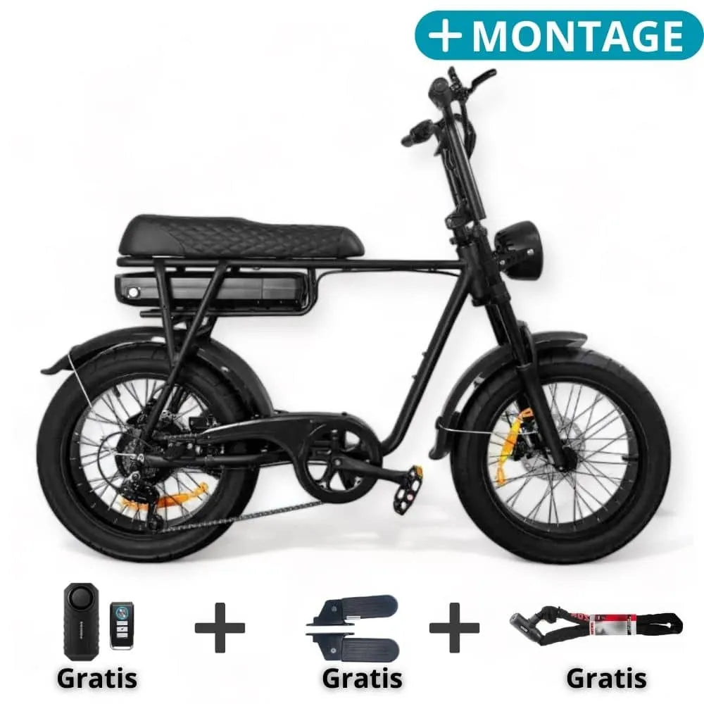 EB2 Fatbike černý + alarmový systém + bezplatná montáž