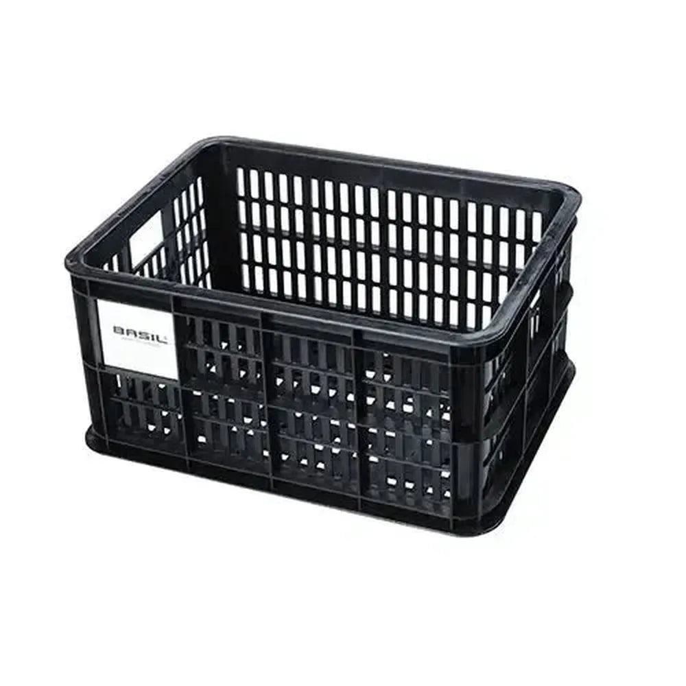 Basil - Fietskrat S - 17,5 litru - černý