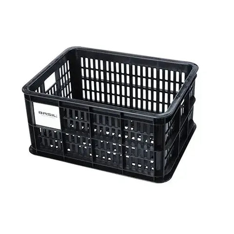 Basil - Fietskrat S - 17,5 litru - černý