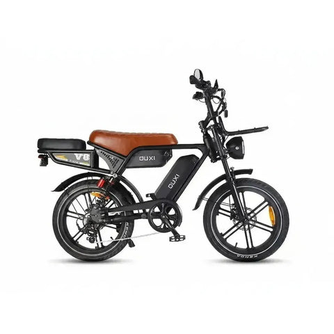 Ouxi V8 Ultra Max - černá - hnědé sedlo