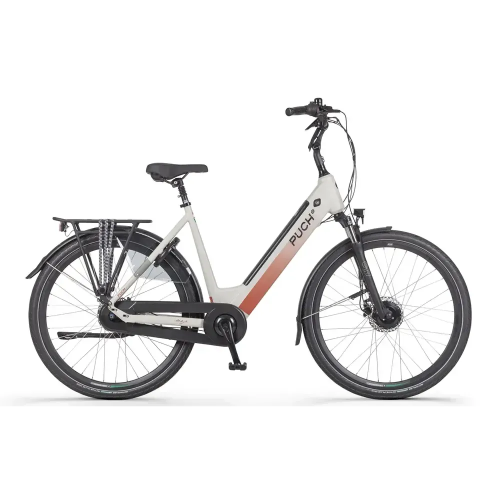Puch E-Modern Basic N7 - Matná šedá saténová