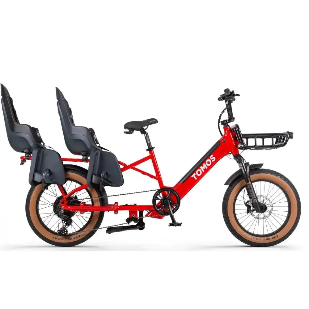 Tomos E-Cargo - Longtail - Červená